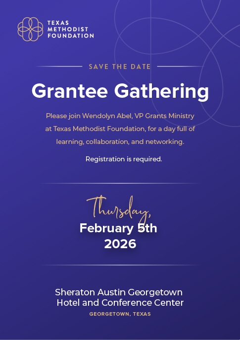 2026 Grantee Gathering Save the Date